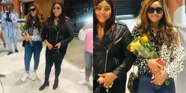 I’m enjoying the fruit of my Labour – Regina Daniels flies her mom to South Africa for her birthday celebration (Video)